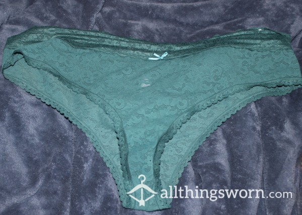 Large Sexy Green Lace Panties