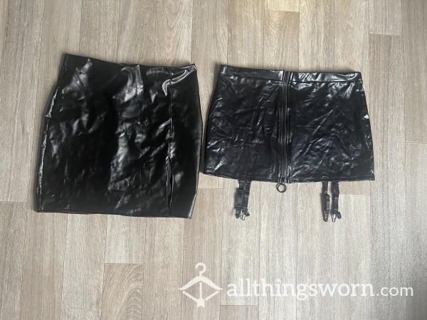 Latex Black Skirts (£20 Each)