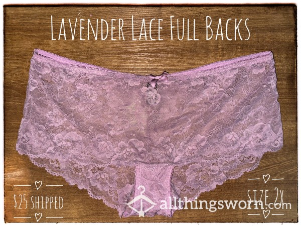 Lavender Lace Full Backs