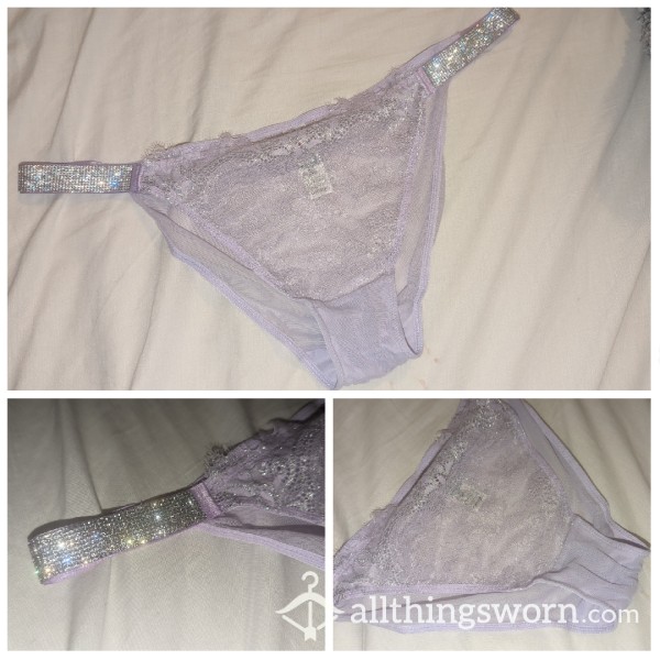Lavender Panties With Glitter Detail