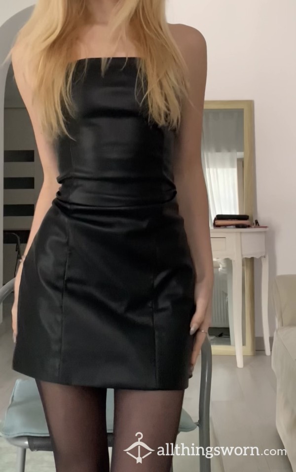 Leather Dress XS