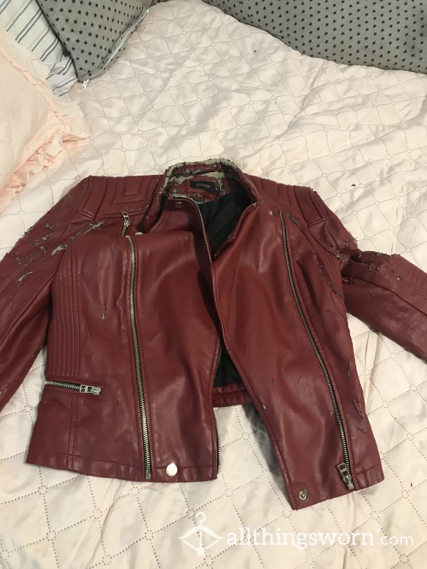 Leather Jacket Falling Apart Used Jacket