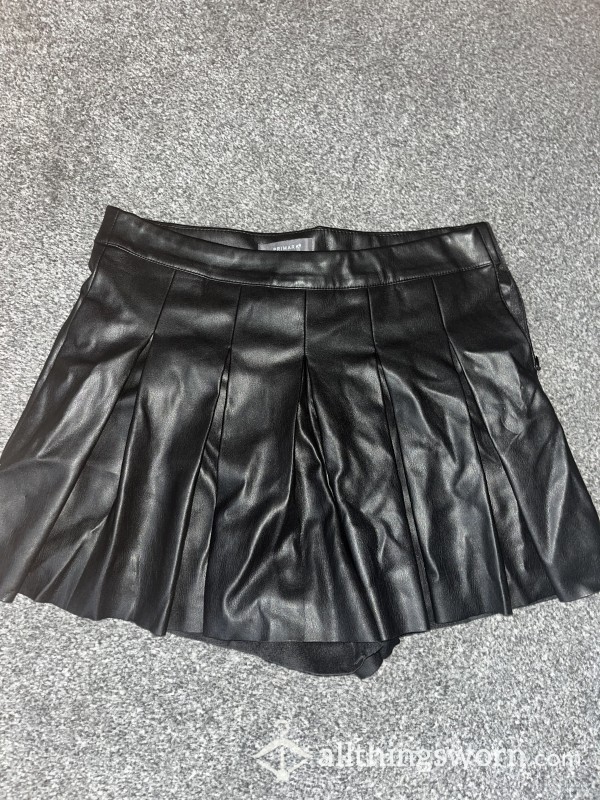 Leather Skirt Size 12 - Perfect For A Sissy!