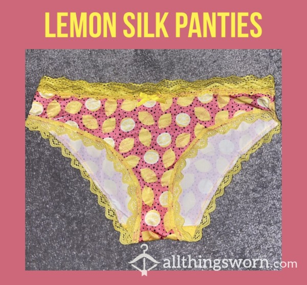 Lemon Silk Panties🍋