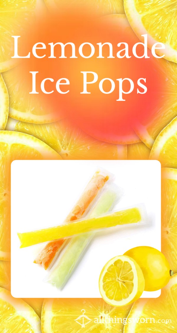 Lemonade Ice Pops