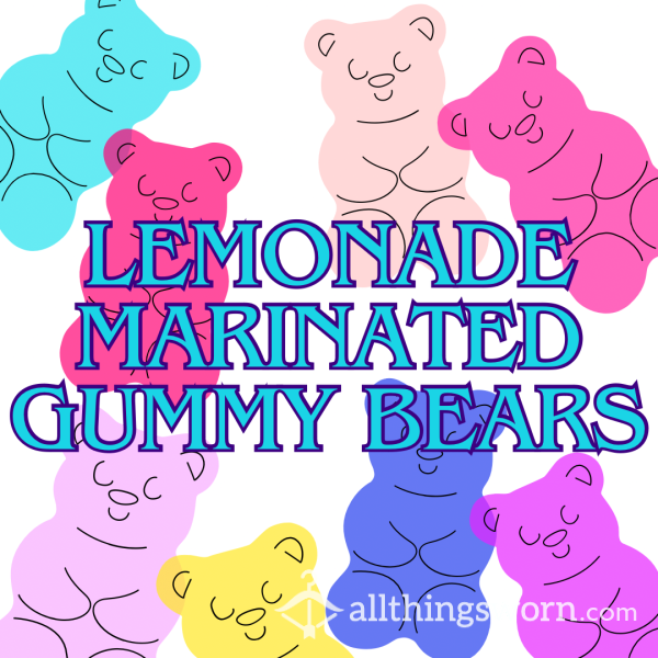Lemonade Marinated Gummy Bears! 🧸