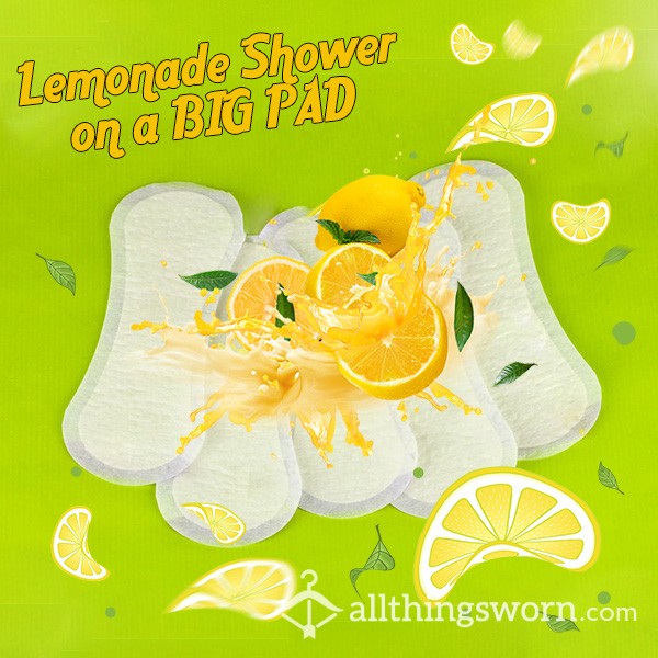 🍋Lemonade Shower 💦 Pads With Picture