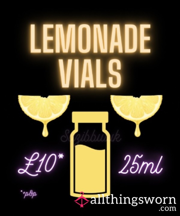 Lemonade 🍋 Vials 25ml Strong Coloured Strong Scented