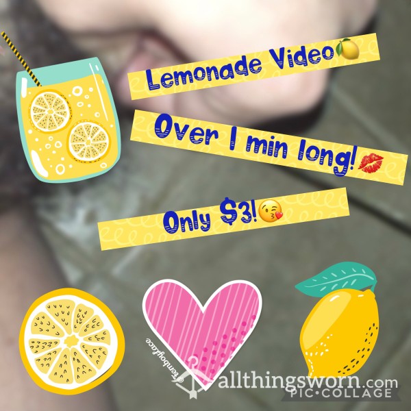 Lemonade Video! 🍋 Over 1 Min Long!