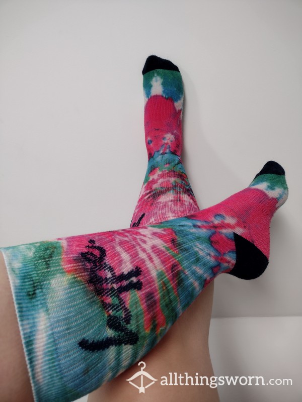 Long Tie Dye Socks