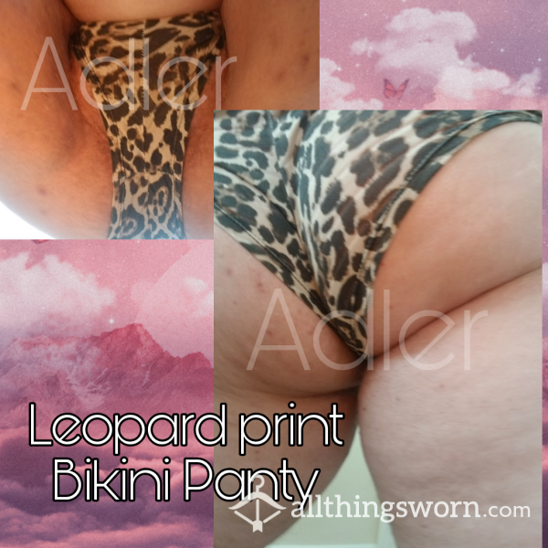 Leopard Print Bikini Panty