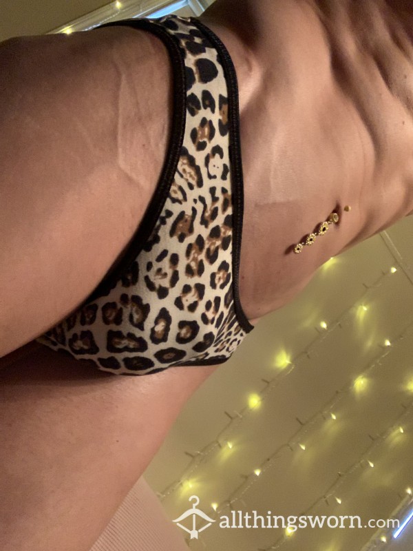 Leopard Print Brazilian Bikini Panties