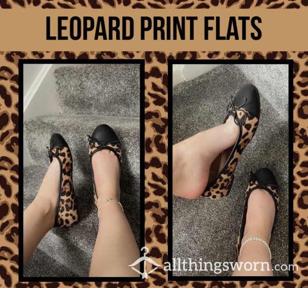 Leopard Print Flat Shoes🐆
