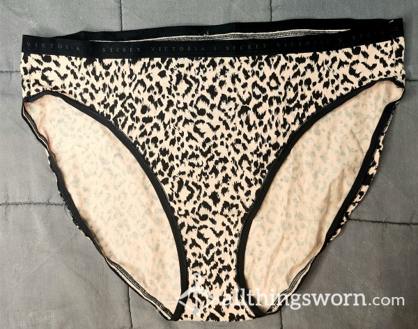 Leopard Print Full Brief Cotton Panty