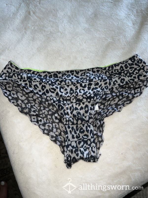 Leopard Print Pink Brand Panties