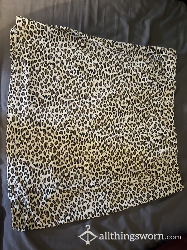 Leopard Print Short Soft Tight Skirt