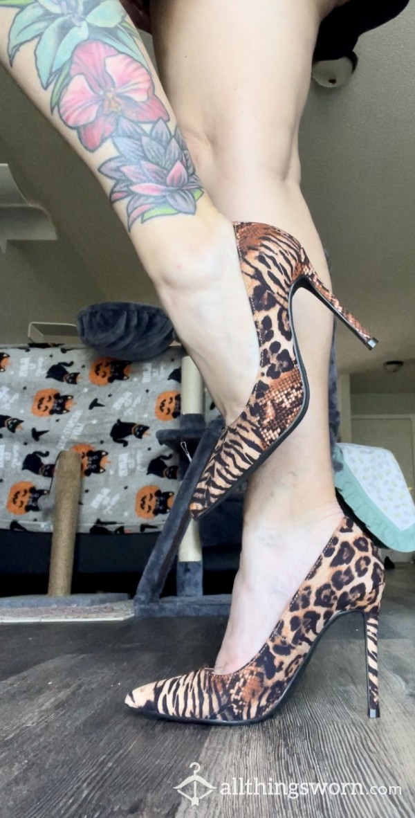 Leopard Print Stilettos 🐆