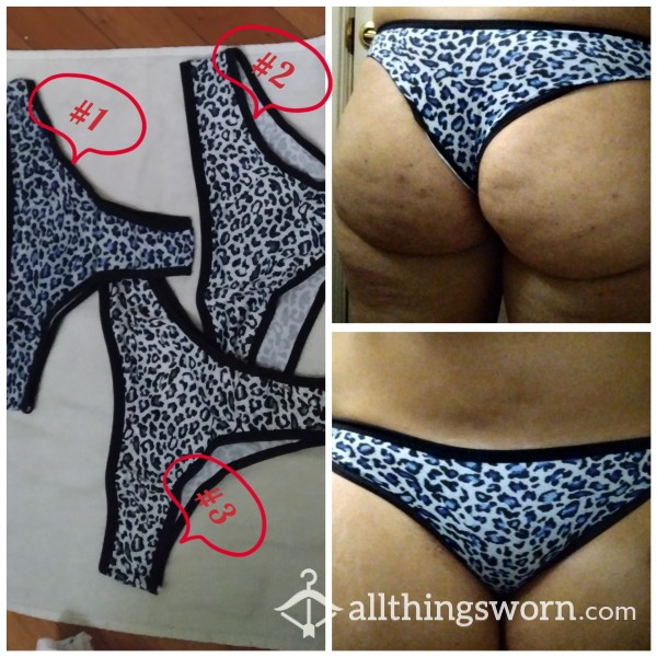 Leopard Print Thongs(2 For $35)