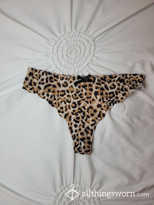 SOLD - Leopard Thong