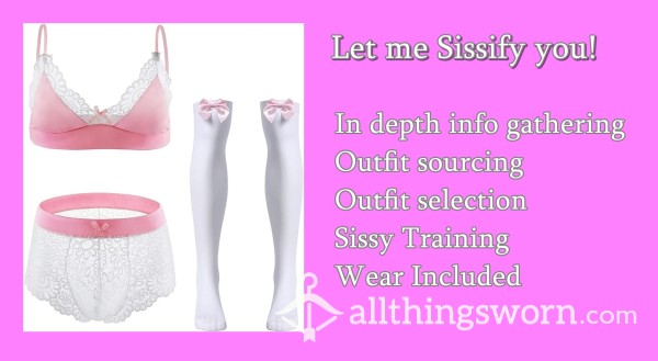 Let Me Dress You Up As A Sissy. Includes Outfit And Wear
