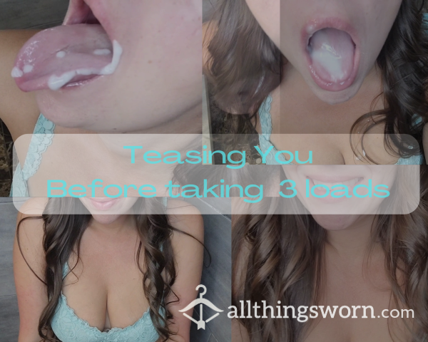 🎥 💦 Let Me Tease You Until I Take 3 Loads In My Mouth 💦 4:02 Minutes