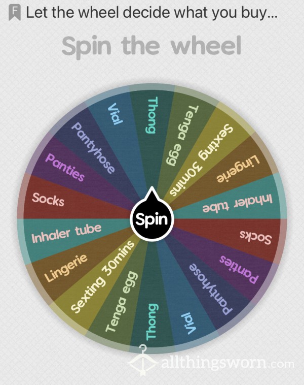 Let The Wheel Decide For You