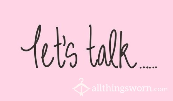 Let's Talk 😉