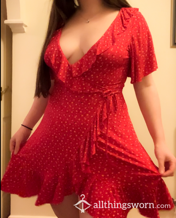 Lexi's Pretty Red Summer Dress