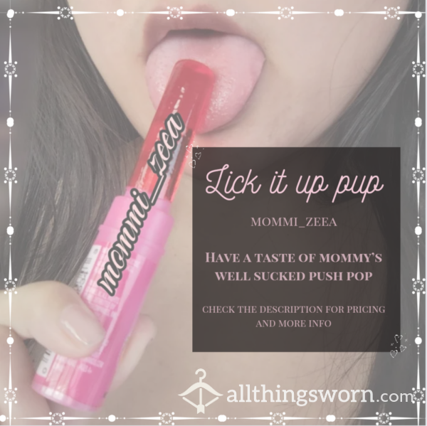 Lick It Up, Pup • Strawberry Push Pop