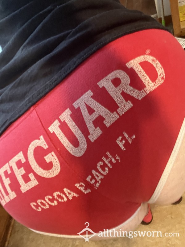 Lifeguard Red Shorts