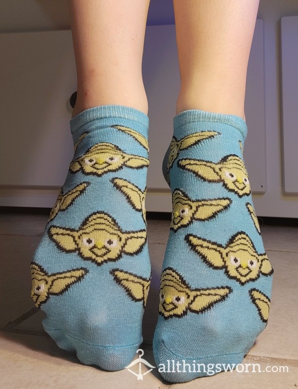 Light Blue Star Wars Yoda Socks!