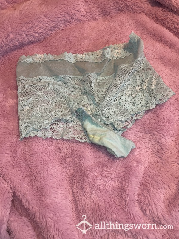 Light Blue Worn With Essence On Material From Victoria’s Secrets Size M