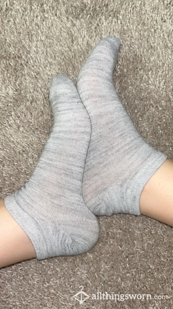 Light Gray Ankle Socks