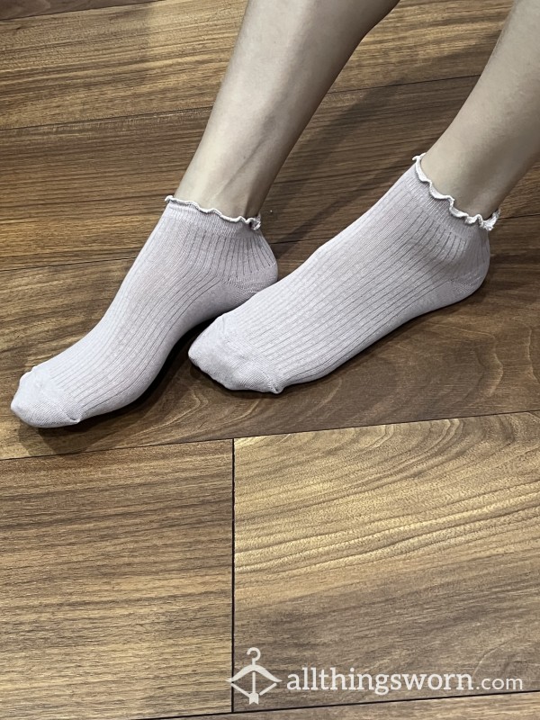 Light Lavender Ankle Socks