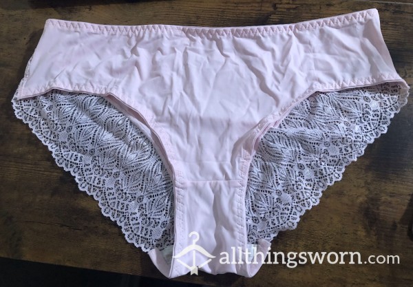 Light Pink Lace Panties - Includes US Shipping -