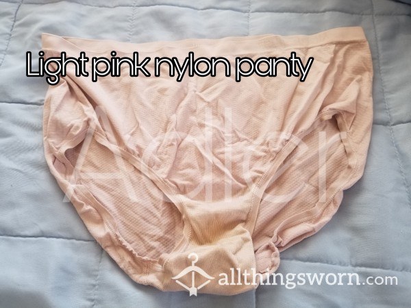 Light Pink Nylon Panty