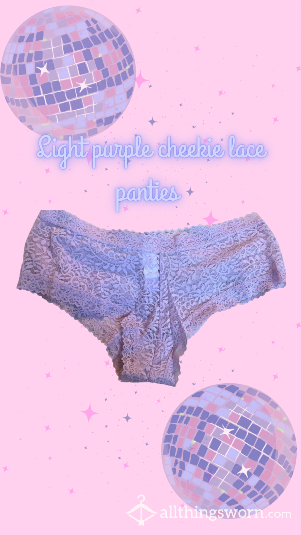 Light Purple Cheekie Style Lace Panties