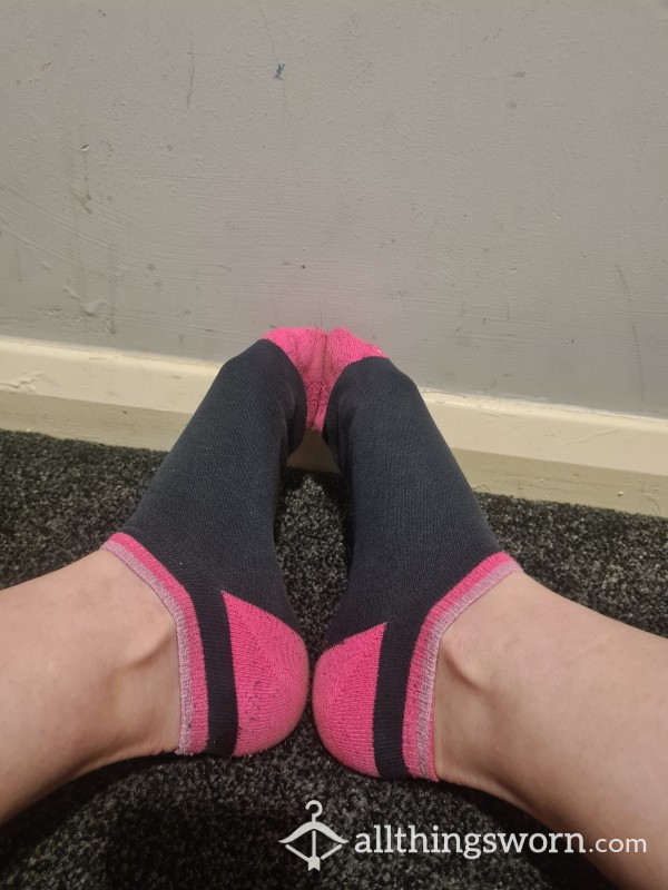 Lil Black Socks With A Pop Of Colour