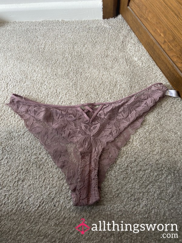 Lilac Lacey 3 Day Worn Panties!!