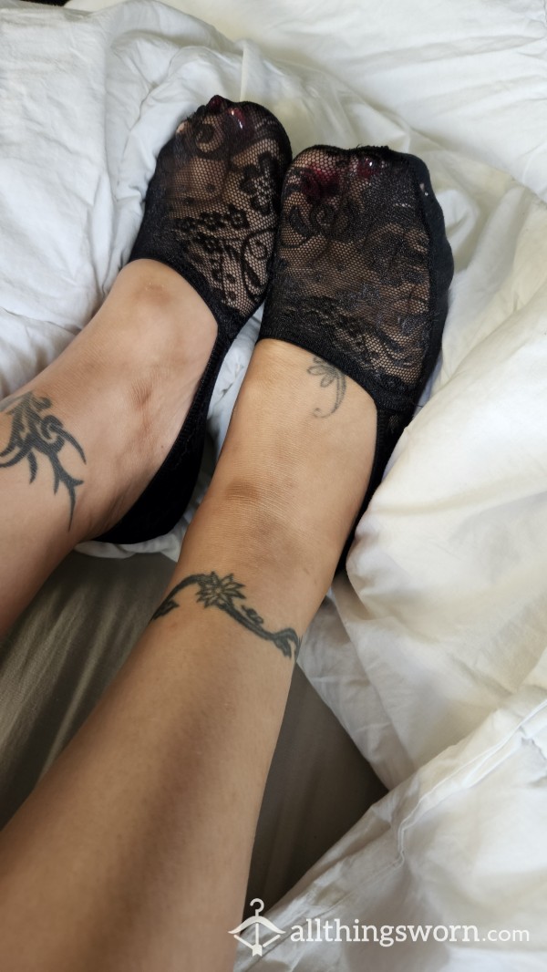 Lill Black Shorty Socks 🖤 3 Day Wear With Photos