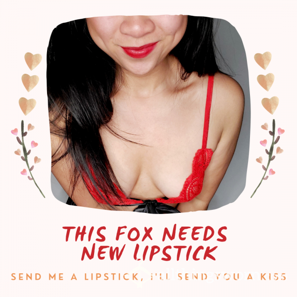 This Fox Needs New Lipstick