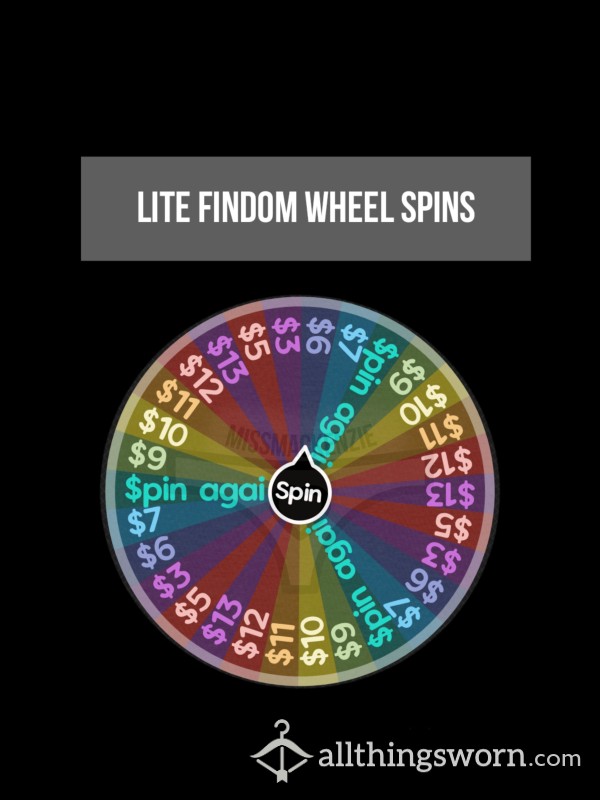 Lite Findom Wheel Spins ✨EASY MODE✨ Live Recording Included