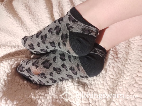 Little Leopard Print Socks