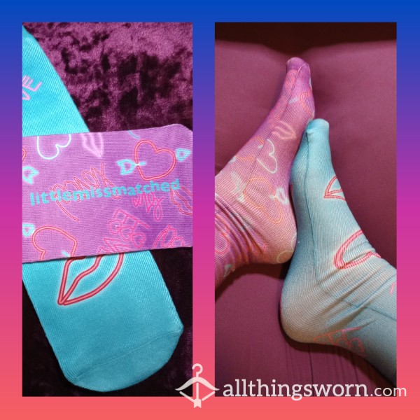 Little Miss Matched Socks 💕💙
