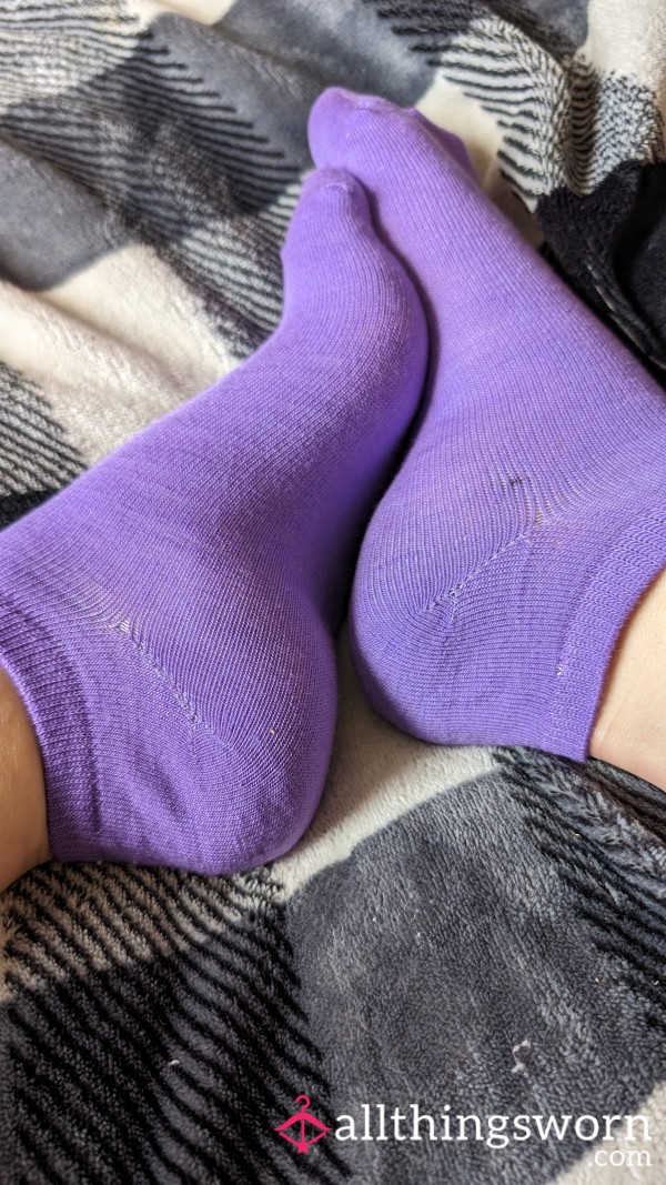 Little New 💜purple💜 Socks Rdy For Fresh For Prints