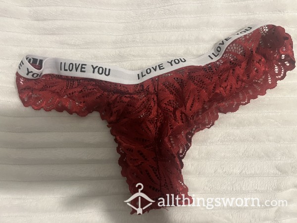 Little Red Panties/ Thong ❤️♥️