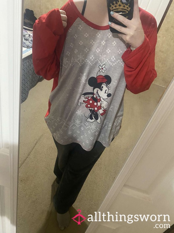 Long Sleeve Minnie Mouse Sleep Shirt
