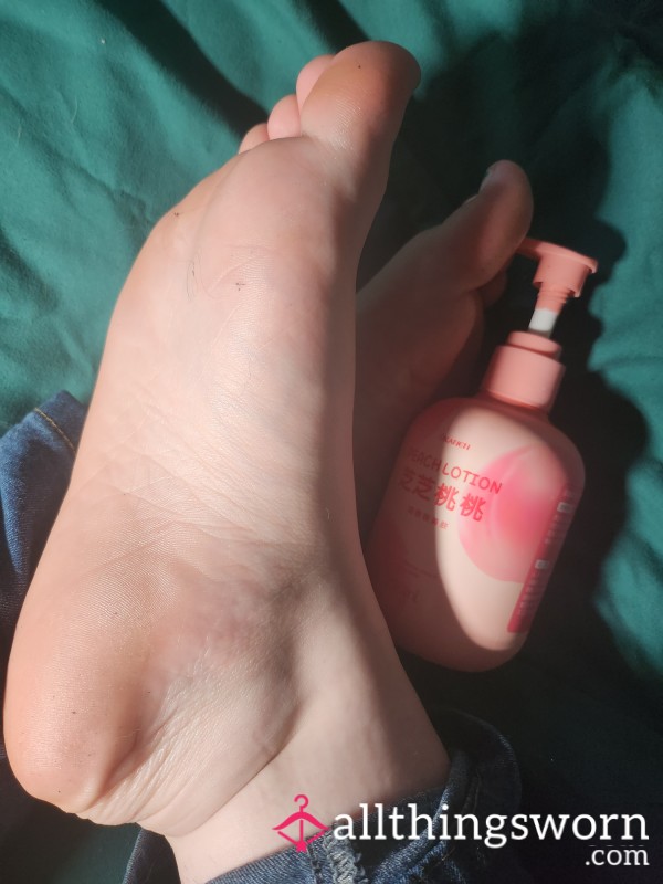 Lotion On The Soles Of My Feet