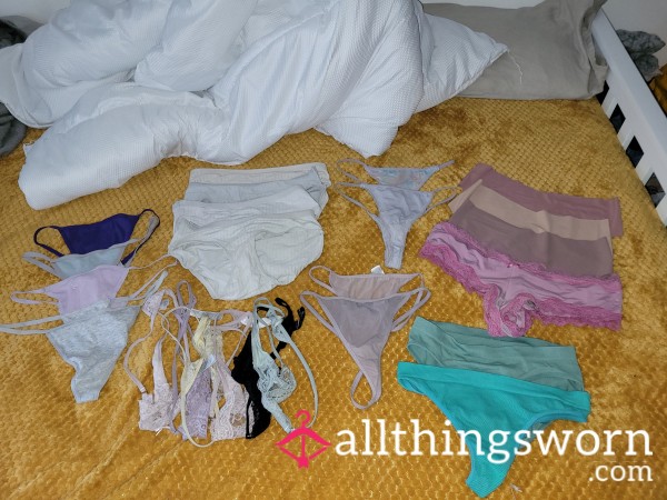 Lots Of Panties Available For Wear.