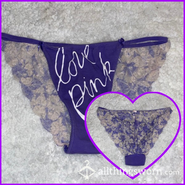 Purple LOVE PINK Bikini Panty
